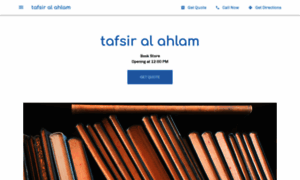 Tafsir-al-ahlam.business.site thumbnail