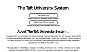 Taftlawschool.edu thumbnail