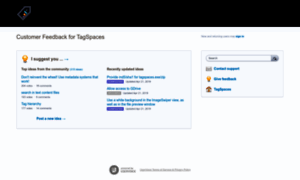 Tagspaces.uservoice.com thumbnail