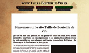 Taille-bouteille-vin.fr thumbnail