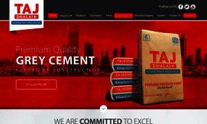 Tajcement.com thumbnail