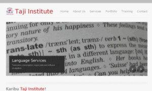 Taji-institute.com thumbnail