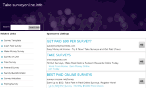 Take-surveyonline.info thumbnail