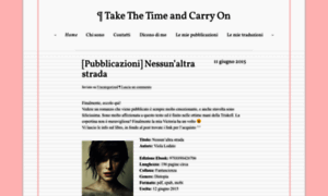 Takethetimeandcarryon.wordpress.com thumbnail