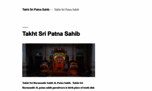 Takhtsripatnasahib.com thumbnail