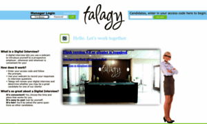 Talagy.hirevue.com thumbnail