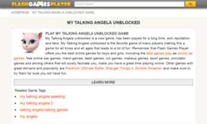 Talking-angela.flashgamesplayer.com thumbnail