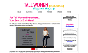 Tall-women-resource.com thumbnail