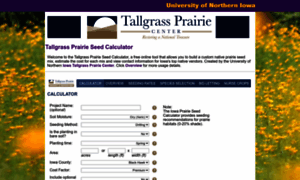 Tallgrassprairieseedcalculator.com thumbnail