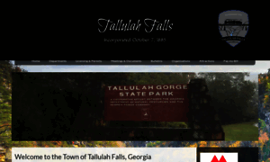 Tallulahfallsga.gov thumbnail