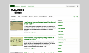 Tallyerp9tutorials.com thumbnail