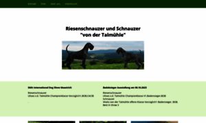 Talmuehle-riesenschnauzer.de thumbnail