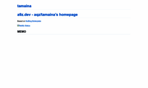 Tamaina.github.io thumbnail
