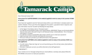 Tamarackcamps.campbrainstaff.com thumbnail