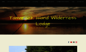 Tamarackislandwildernesslodge.com thumbnail