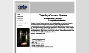 Tambaycustomhomes.com thumbnail