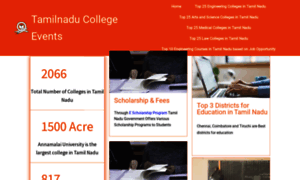 Tamilnaducollegeevents.in thumbnail