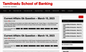 Tamilnaduschoolofbanking.com thumbnail