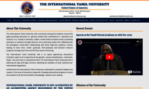 Tamiluniversityusa.org thumbnail