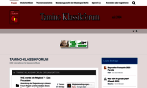 Tamino-klassikforum.de thumbnail
