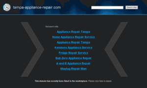Tampa-appliance-repair.com thumbnail