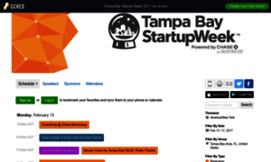 Tampabaystartupweek2017.sched.com thumbnail