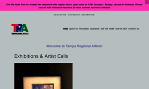 Tamparegionalartists.com thumbnail