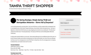 Tampathriftshopper.wordpress.com thumbnail