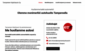 Tampereenkayttoauto.fi thumbnail