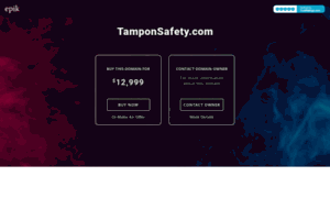 Tamponsafety.com thumbnail