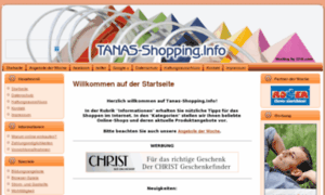 Tanas-shopping.info thumbnail