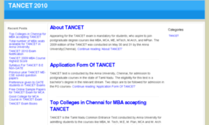 Tancet-exam.com thumbnail