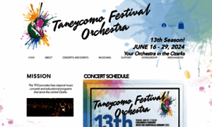 Taneycomofestivalorchestra.org thumbnail