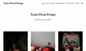 Taniafloraldesign.com thumbnail