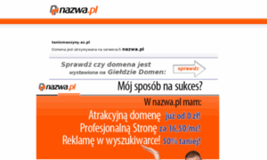 Taniomaszyny.az.pl thumbnail