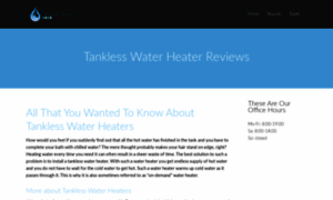 Tanklesswaterheaterreview.org thumbnail