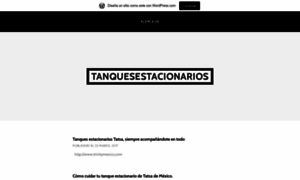 Tanquesestacionarios.wordpress.com thumbnail