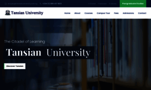 Tansianuniversity.edu.ng thumbnail