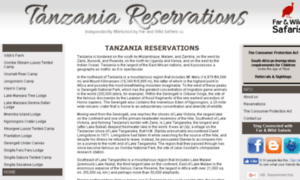 Tanzaniareservations.com thumbnail