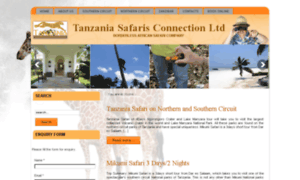Tanzaniasafarisconnection.com thumbnail