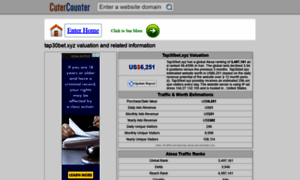 Tap30bet.xyz.cutercounter.com thumbnail