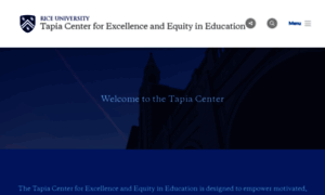 Tapiacenter.rice.edu thumbnail