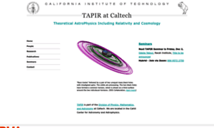 Tapir.caltech.edu thumbnail