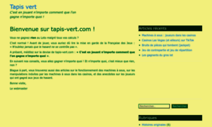 Tapis-vert.com thumbnail