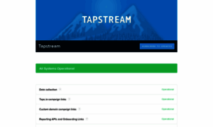 Tapstream.statuspage.io thumbnail
