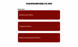 Taqueriamipueblito.org thumbnail