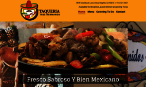 Taqueriatreshermanos.com thumbnail