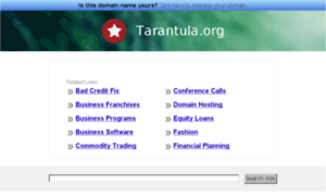 Tarantula.org thumbnail
