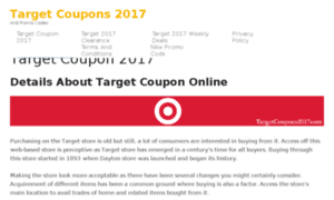 Targetcoupons2017.com thumbnail