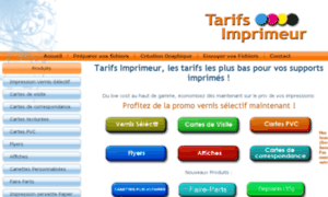 Tarifs-imprimeur.fr thumbnail